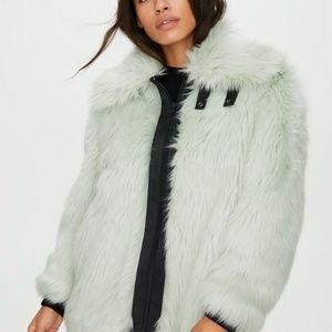 Aritzia Tna Tribeca Faux Fur Coat